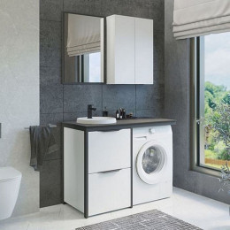 Comforty Зеркало Лозанна 55 серое матовое