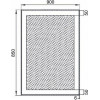 Aquanet Зеркало Алассио 90x85