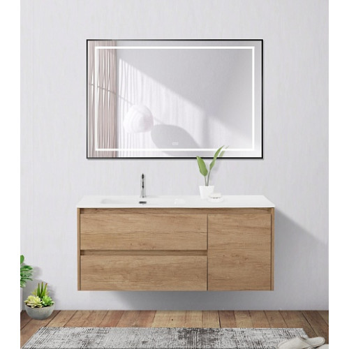 BelBagno Зеркало SPC-KRAFT-1200-800-LED-TCH-WARM-NERO