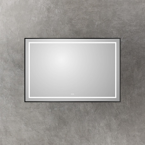 BelBagno Зеркало SPC-KRAFT-1200-800-LED-TCH-WARM-NERO