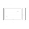 BelBagno Зеркало SPC-KRAFT-1200-800-LED-TCH-WARM-NERO