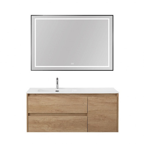 BelBagno Зеркало SPC-KRAFT-1200-800-LED-TCH-WARM-NERO