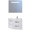 De Aqua Мебель для ванной Трио Люкс 90 R, зеркало Экстра EXT 90 P