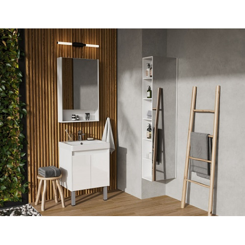 Акватон Тумба с раковиной Сканди Doors 55 белая