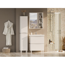 Misty Зеркальный шкаф Венера 70 L белый