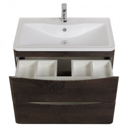 BelBagno Тумба с раковиной Acqua 80 подвесная Rovere Nature Grigio
