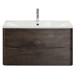 BelBagno Тумба с раковиной Acqua 80 подвесная Rovere Nature Grigio