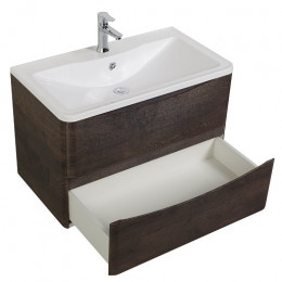 BelBagno Тумба с раковиной Acqua 80 подвесная Rovere Nature Grigio