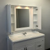 Comforty Зеркальный шкаф Палермо 120 белый
