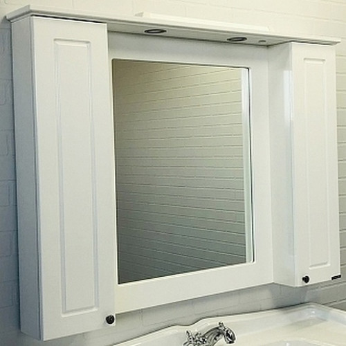 Comforty Зеркальный шкаф Палермо 120 белый