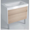 Kerama Marazzi Тумба для умывальника BUONGIORNO 80 дуб с 2 ящиками, напольная