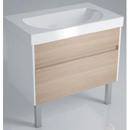 Kerama Marazzi Тумба для умывальника BUONGIORNO 80 дуб с 2 ящиками, напольная