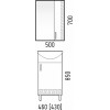 Corozo Мебель для ванной Олимп 45 белая
