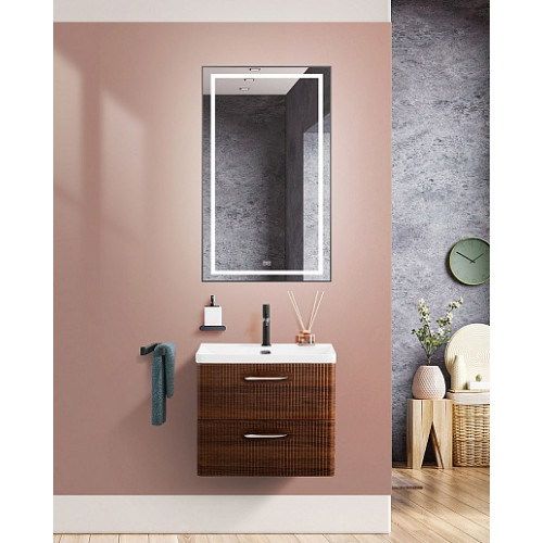 BelBagno Тумба с раковиной Due 50 подвесная Noce