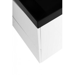 BelBagno Тумба с раковиной Marino 80 подвесная Bianco Lucido с раковиной 80/45 ART-AST-NERO