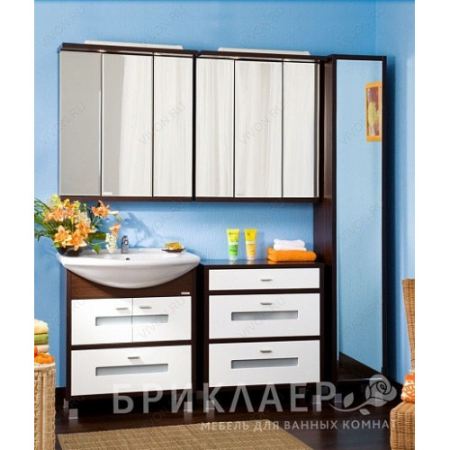 Бриклаер Зеркальный шкаф Бали / Фиджи 75