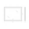 BelBagno Зеркало SPC-KRAFT-1000-800-LED-TCH-WARM-NERO