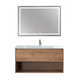 BelBagno Зеркало SPC-KRAFT-1000-800-LED-TCH-WARM-NERO