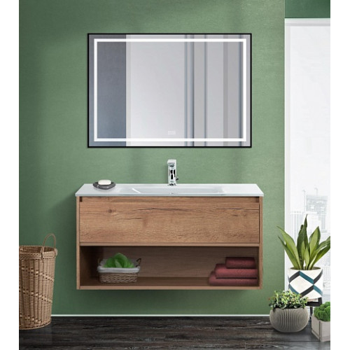 BelBagno Зеркало SPC-KRAFT-1000-800-LED-TCH-WARM-NERO