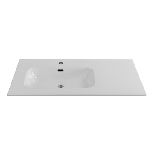 BelBagno Тумба с раковиной Kraft 100 L подвесная Cemento Grigio