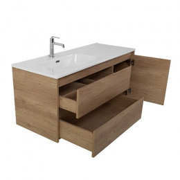 BelBagno Мебель для ванной Kraft 120 L подвесная Rovere Nebrasca Nature