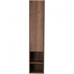 BelBagno Пенал для ванной Kraft 33/160 L Rovere Tabacco с открытой полкой