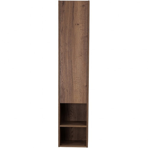 BelBagno Пенал для ванной Kraft 33/160 L Rovere Tabacco с открытой полкой