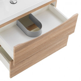 BelBagno Тумба с раковиной Marino 60 подвесная Rovere Bianco