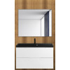 BelBagno Мебель для ванной Vittoria 100 Bianco Opaco с раковиной BB1000/450-LV-ART-AST-NERO