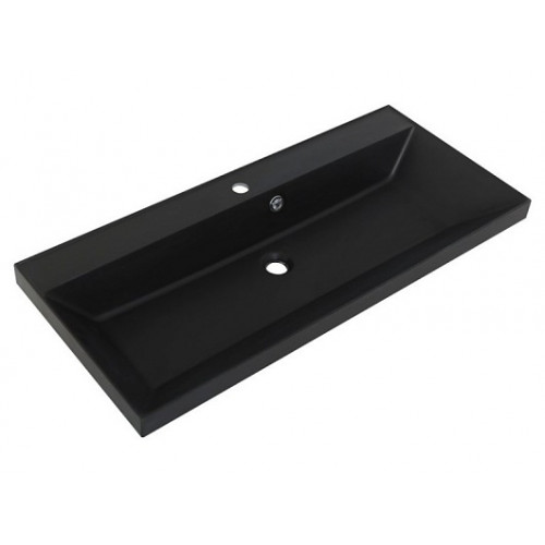 BelBagno Мебель для ванной Vittoria 100 Bianco Opaco с раковиной BB1000/450-LV-ART-AST-NERO