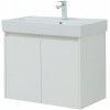 Aquanet Мебель для ванной Nova Lite 75 2 дверцы подвесная белая глянцевая