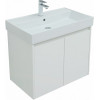 Aquanet Мебель для ванной Nova Lite 75 2 дверцы подвесная белая глянцевая