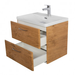 BelBagno Тумба с раковиной Due 60 подвесная Rovere Nature