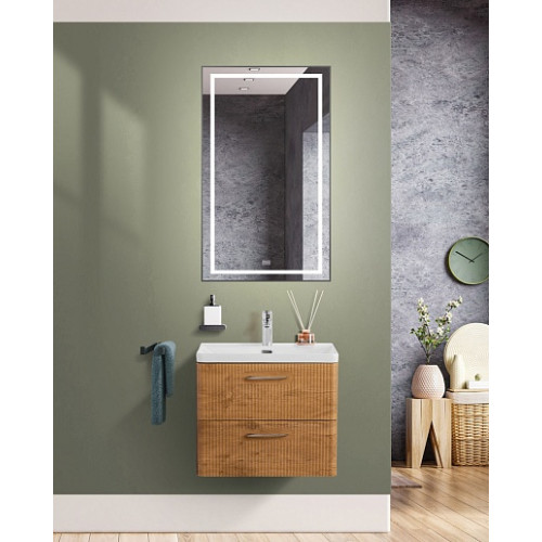 BelBagno Тумба с раковиной Due 60 подвесная Rovere Nature
