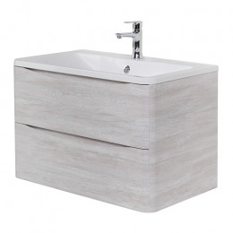 BelBagno Тумба с раковиной Acqua 90 подвесная Rovere Vintage Bianco
