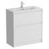BelBagno Тумба с раковиной Kraft 39 80 напольная Bianco Opaco с раковиной BB-8099-3-80