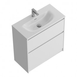 BelBagno Тумба с раковиной Kraft 39 80 напольная Bianco Opaco с раковиной BB-8099-3-80