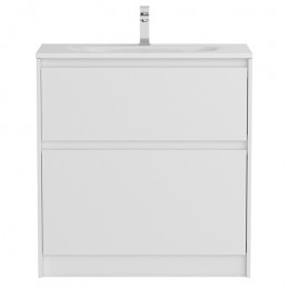 BelBagno Тумба с раковиной Kraft 39 80 напольная Bianco Opaco с раковиной BB-8099-3-80