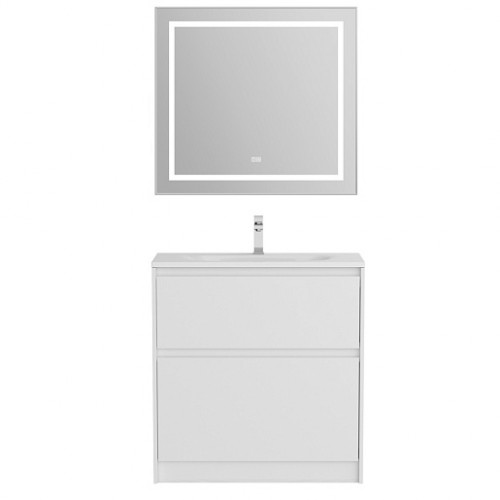 BelBagno Тумба с раковиной Kraft 39 80 напольная Bianco Opaco с раковиной BB-8099-3-80