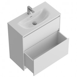 BelBagno Тумба с раковиной Kraft 39 80 напольная Bianco Opaco с раковиной BB-8099-3-80
