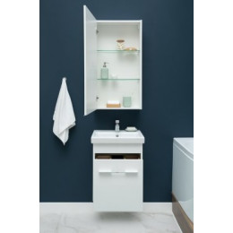 Aquanet Зеркало-шкаф Августа 50 белый