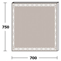 De Aqua Зеркало Тренд 7075 TRN 402 070