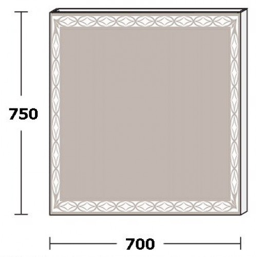 De Aqua Зеркало Тренд 7075 TRN 402 070
