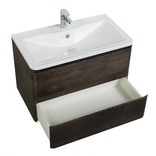 BelBagno Тумба с раковиной Albano 100 подвесная Rovere Nature Grigio