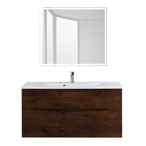 BelBagno Тумба с раковиной Marino-H60 100 подвесная Rovere Moro