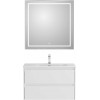 BelBagno Мебель для ванной Kraft 39 80 Bianco Opaco с раковиной BB-8099-3-70