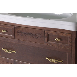 ASB-Woodline Тумба с раковиной Модерн 105 антикварный орех