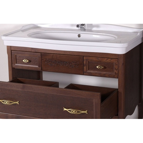 ASB-Woodline Тумба с раковиной Модерн 105 антикварный орех