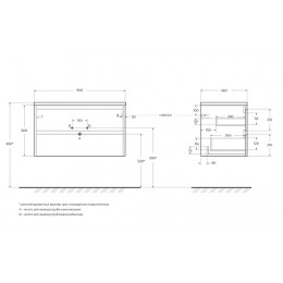 BelBagno Мебель для ванной Kraft 90 Rovere Galifax Bianco