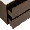 BelBagno Тумба с раковиной Neon 60 с 2 ящиками подвесная Rovere Scuro